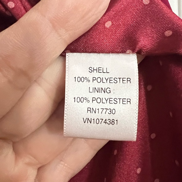 Merona, Single Breasted Water Repellent-Wine/Burgundy-Trench Rain Coat. - Picture 14 of 15